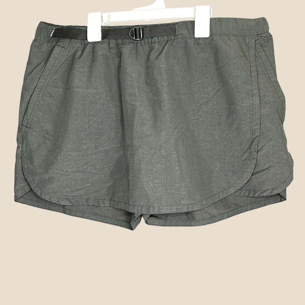 REI Co-op Womens Black Trailmade Skort Sz XL Hiking Outdoor Activewear UPF Trail